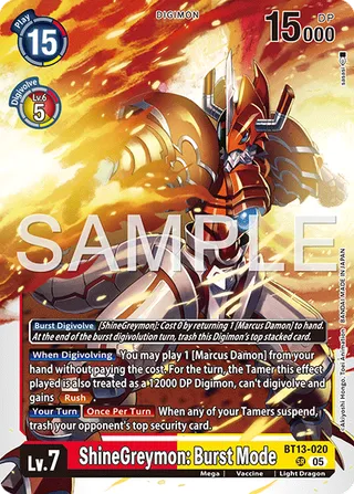 ShineGreymon: Burst Mode