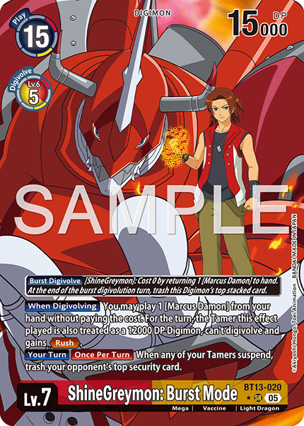 ShineGreymon: Burst Mode