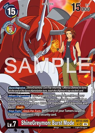 ShineGreymon: Burst Mode
