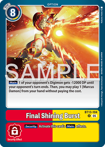 Final Shining Burst
