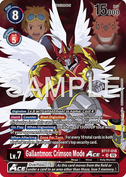 Gallantmon: Crimson Mode ACE