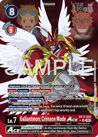 Gallantmon: Crimson Mode ACE
