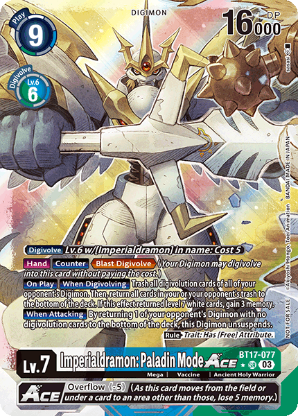 Imperialdramon: Paladin Mode ACE