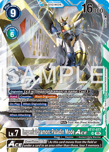 Imperialdramon: Paladin Mode ACE