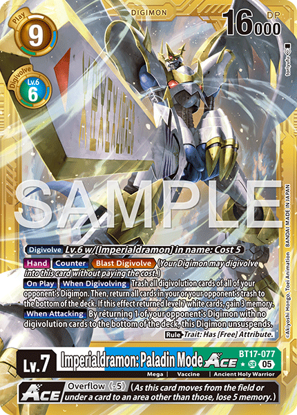 Imperialdramon: Paladin Mode ACE