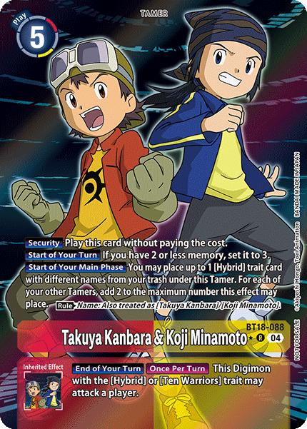 
                        Takuya Kanbara & Koji Minamoto
                      