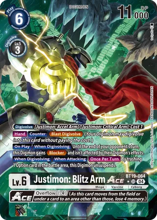 Justimon: Blitz Arm ACE