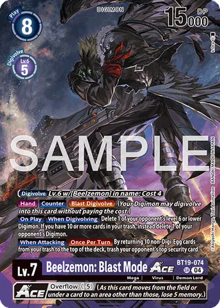 Beelzemon: Blast Mode ACE