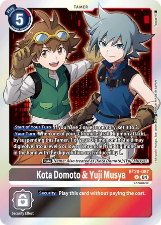 Kota Domoto & Yuji Musya