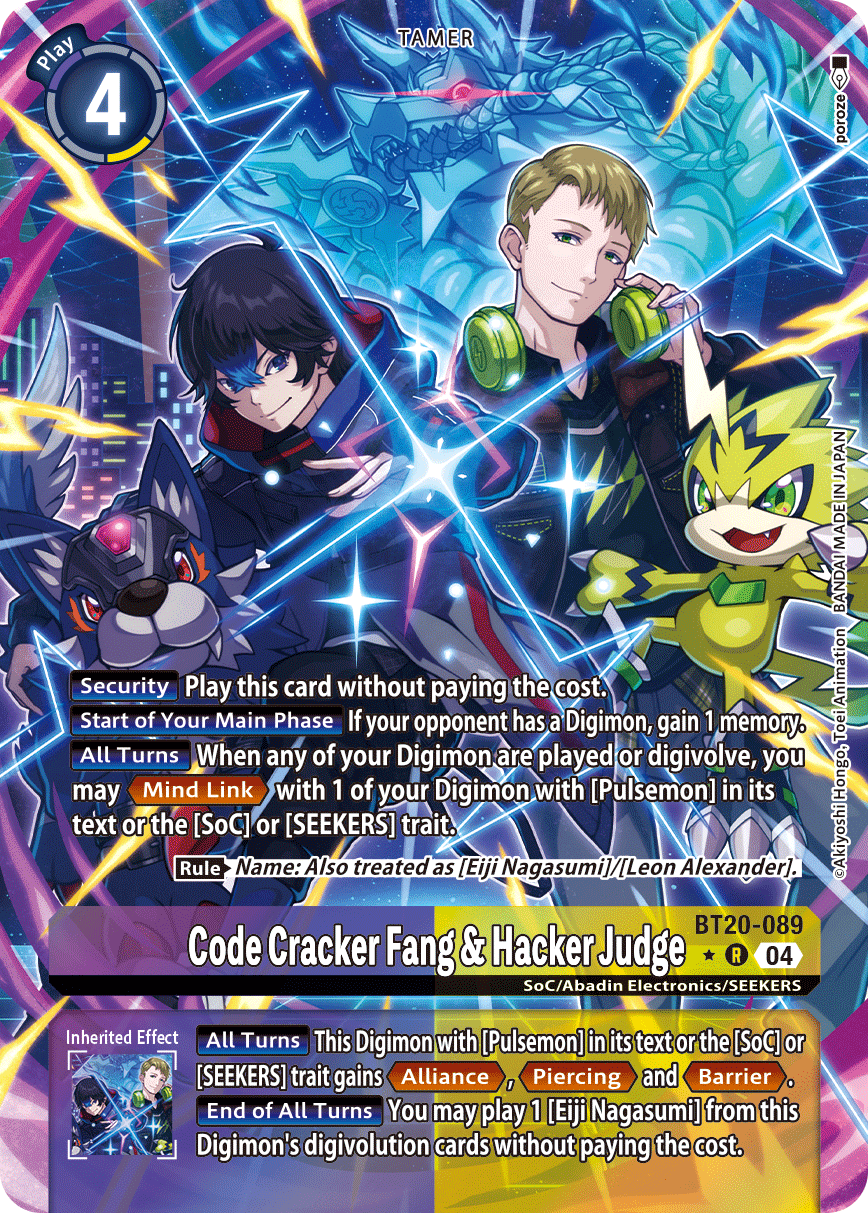 
                        Code Cracker Fang & Hacker Judge
                      