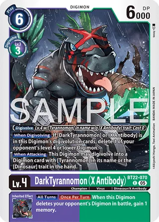 DarkTyrannomon (X Antibody)