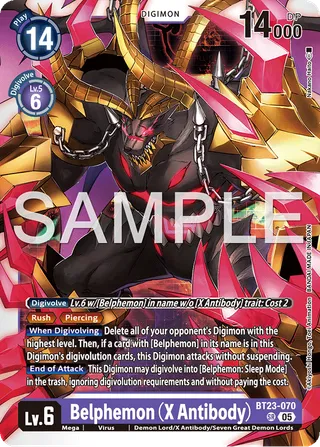 Belphemon (X Antibody)