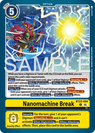 Nanomachine Break