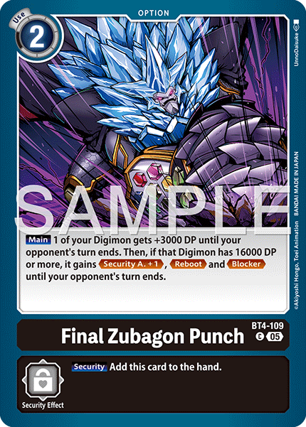Final Zubagon Punch
