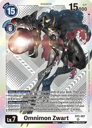 Omnimon Zwart