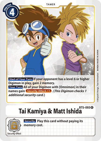 Tai Kamiya & Matt Ishida
