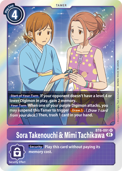 
                        Sora Takenouchi & Mimi Tachikawa
                      