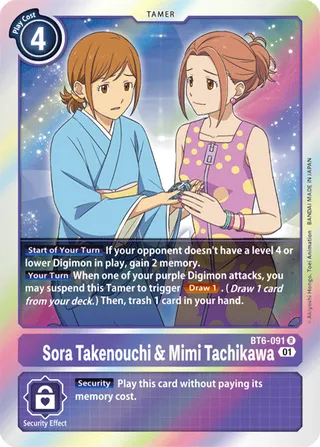
                        Sora Takenouchi & Mimi Tachikawa
                      