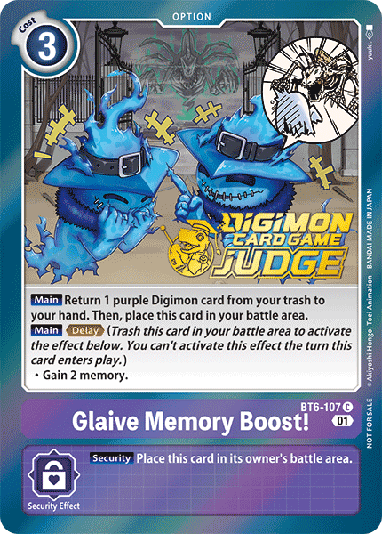 Glaive Memory Boost!