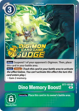 Dino Memory Boost！