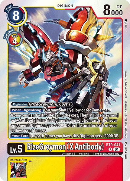 RizeGreymon (X Antibody)