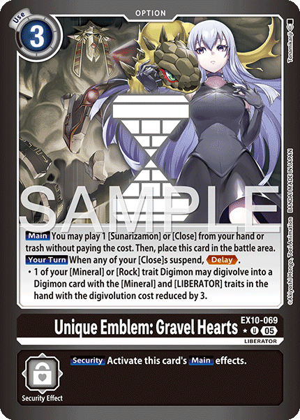 Unique Emblem: Gravel Hearts