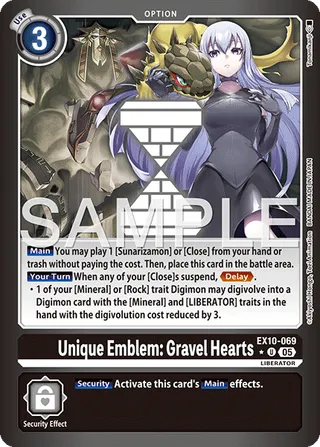 Unique Emblem: Gravel Hearts