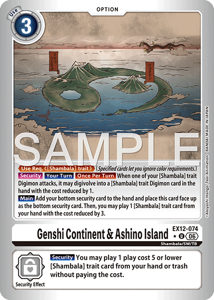 Genshi Continent & Ashino Island