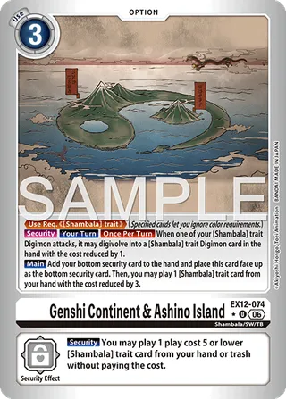 Genshi Continent & Ashino Island
