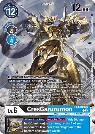 CresGarurumon