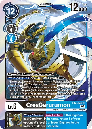CresGarurumon