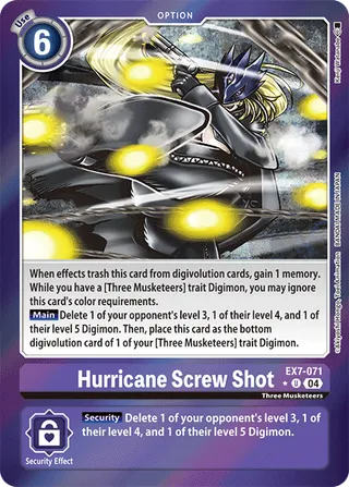 Hurricane Screw Shot
