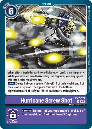 Hurricane Screw Shot