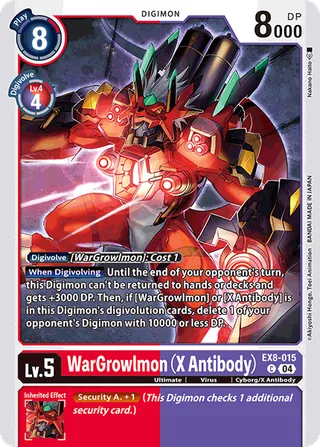 WarGrowlmon (X Antibody)