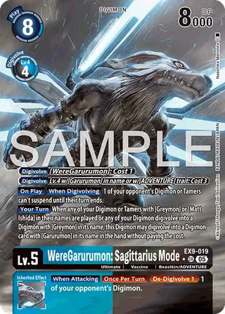 WereGarurumon: Sagittarius Mode