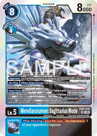 WereGarurumon: Sagittarius Mode