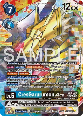 CresGarurumon ACE