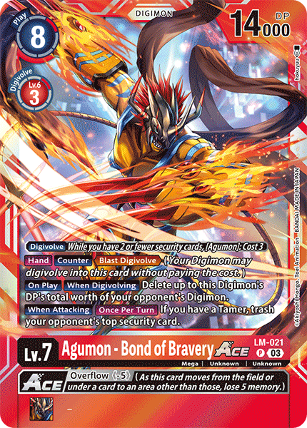 Agumon - Bond of Bravery ACE