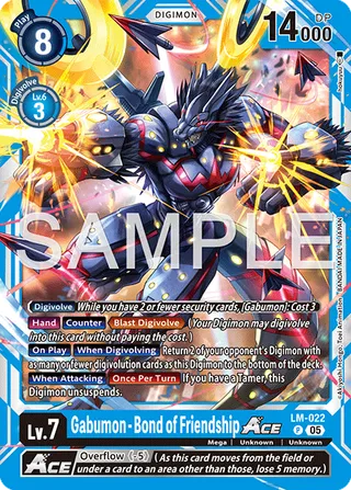Gabumon - Bond of Friendship ACE