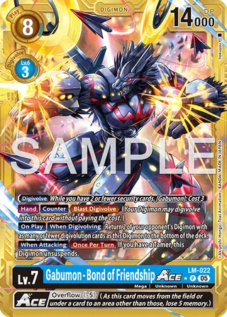 Gabumon - Bond of Friendship ACE