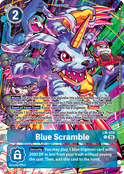 Blue Scramble