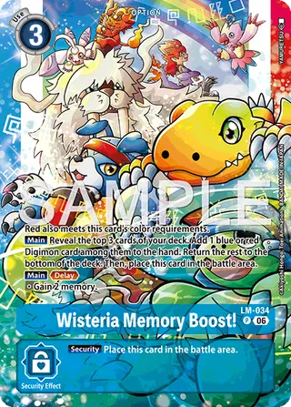 Wisteria Memory Boost!