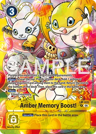 Amber Memory Boost!