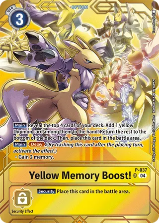Yellow Memory Boost!