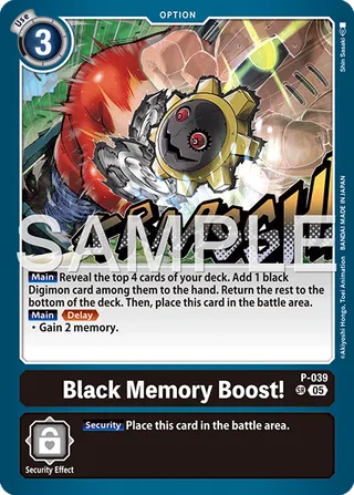 Black Memory Boost!