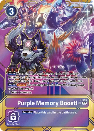 Purple Memory Boost!