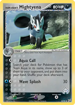Team Aqua's Mightyena