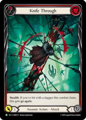 Knife Through (Red)