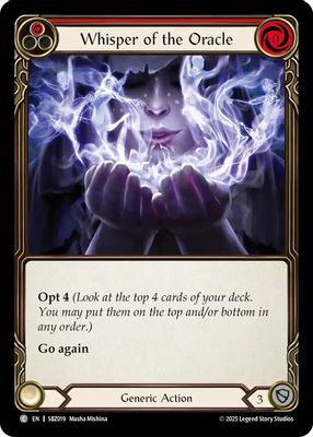 Whisper of the Oracle (Red)