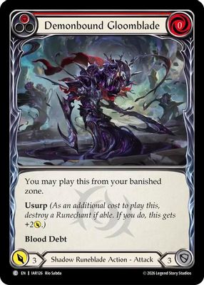 Demonbound Gloomblade (Red)